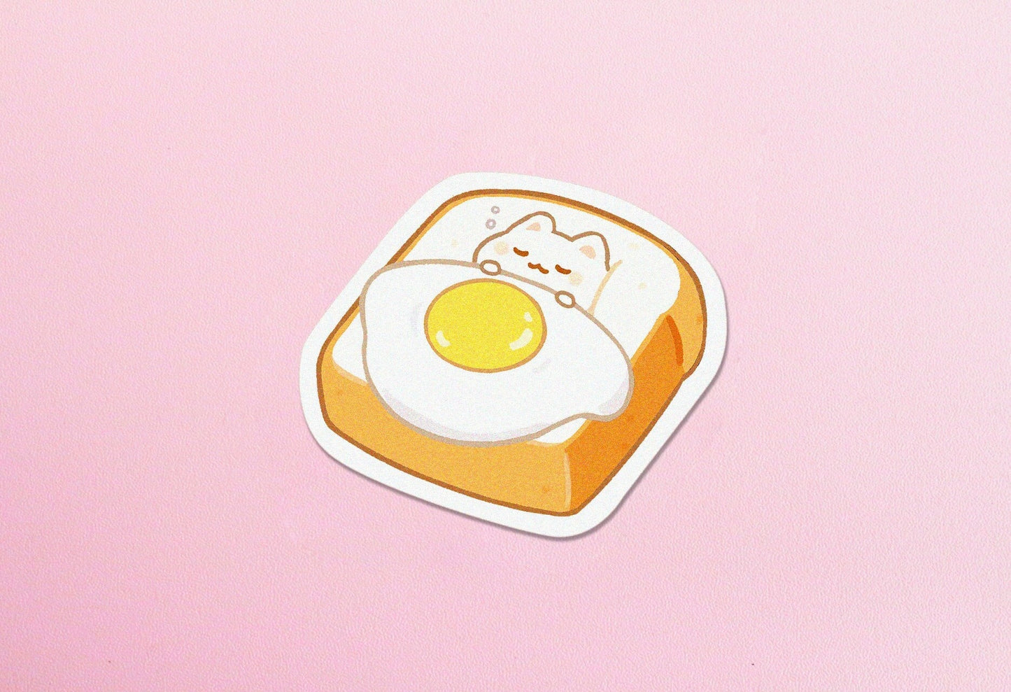 Egg Toast Kitty - Vinyl Sticker