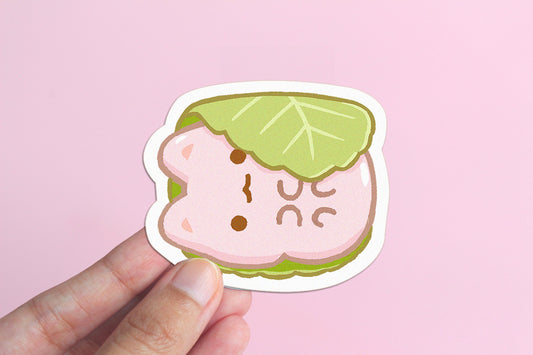 Sakura Mochi Kitty - Vinyl Sticker