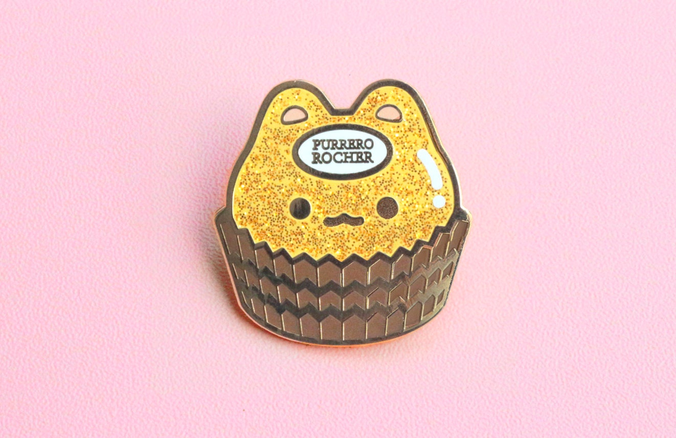 Purrero Rocher - Enamel Pin