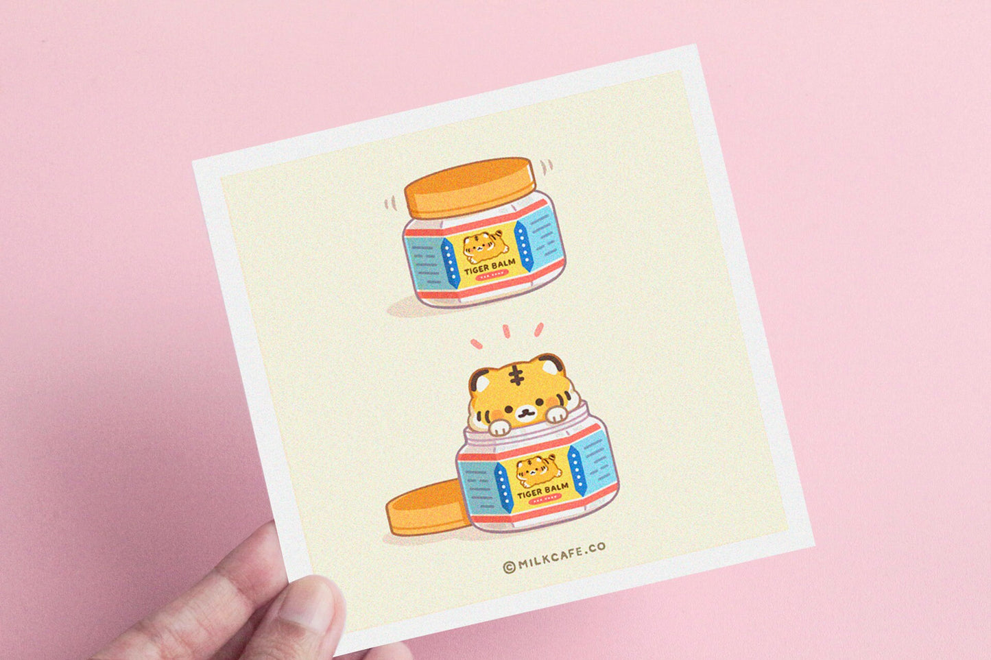 Little Tiger Balm - Shimmer Art Print