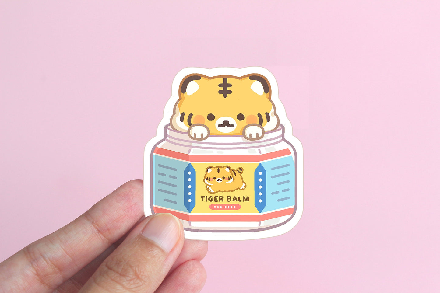 Tiger Balm Kitty - Vinyl Sticker