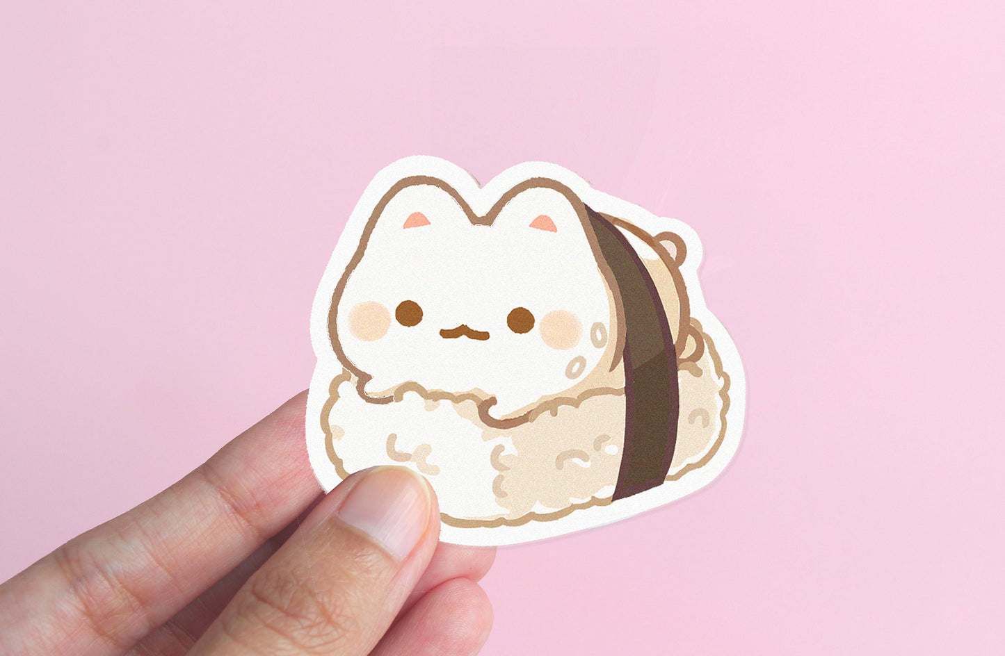 Onigiri Kitty - Vinyl Sticker